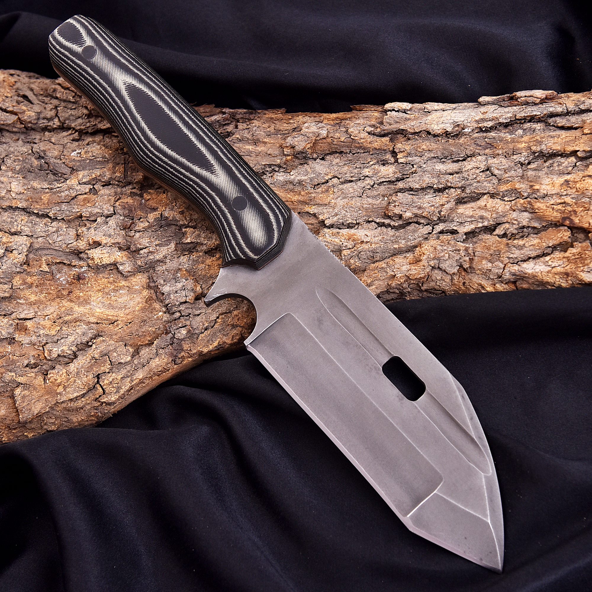 Unique Outdoor, Camping Knife, Full Tang with Micarta Handle - Image 3