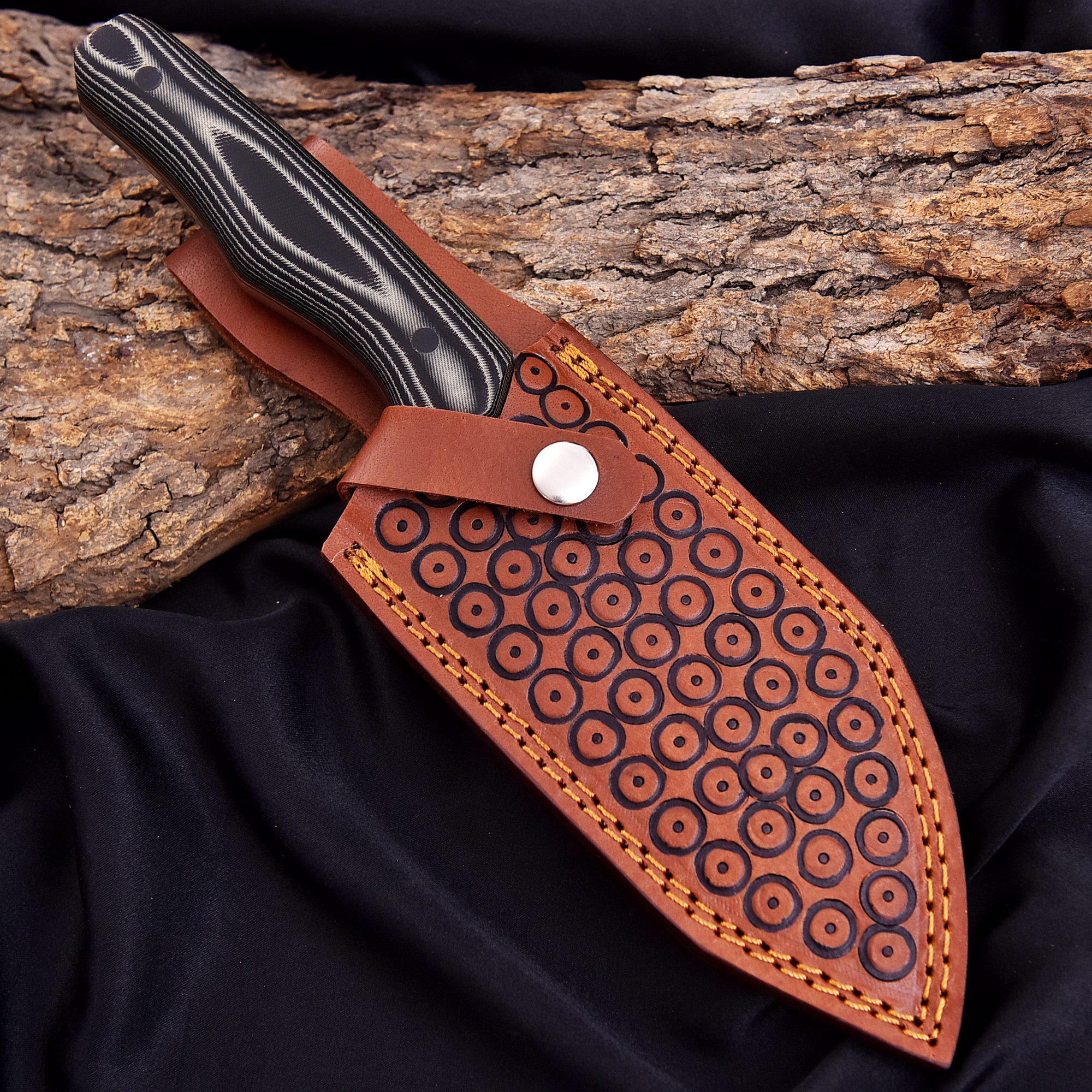 Unique Outdoor, Camping Knife, Full Tang with Micarta Handle - Image 5