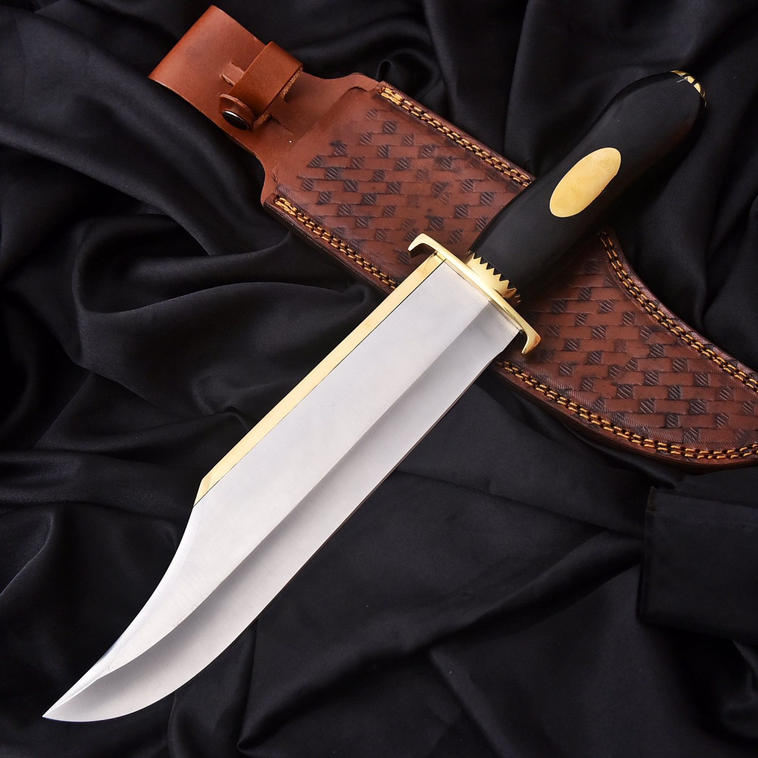 Handmade Bowie Knife, Micarta Handle