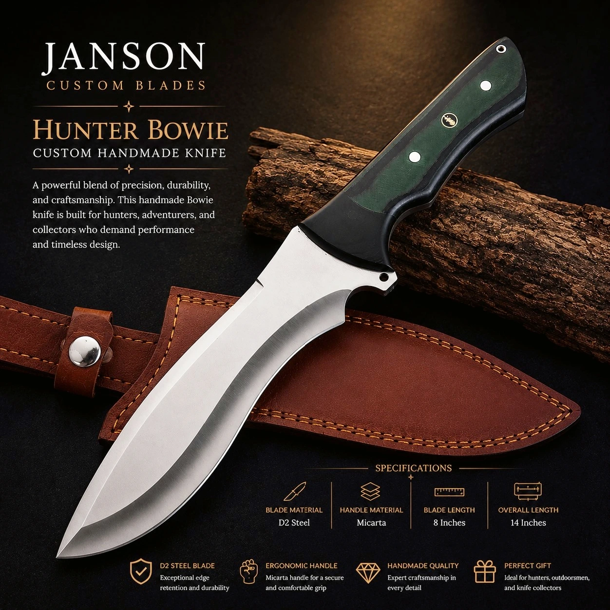 Hunter's Bowie knife