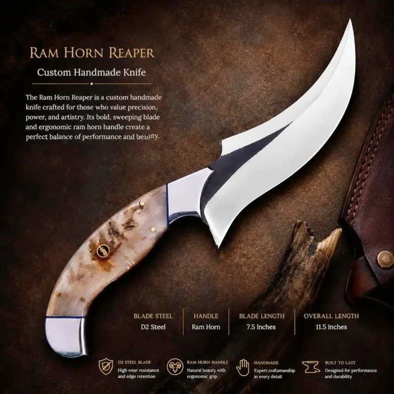 Ram-horn-hunting-knife