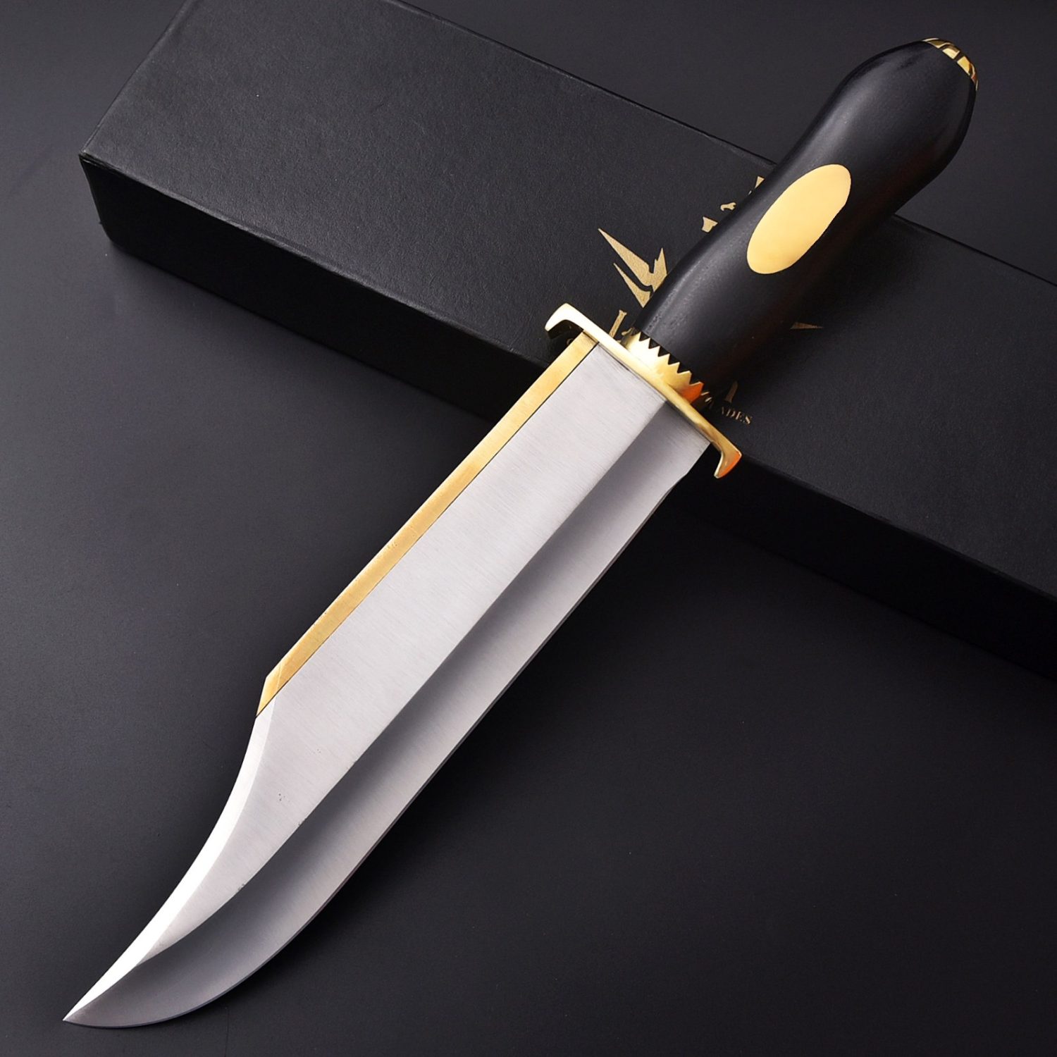 JS Handmade Bowie Knife, Micarta Handle