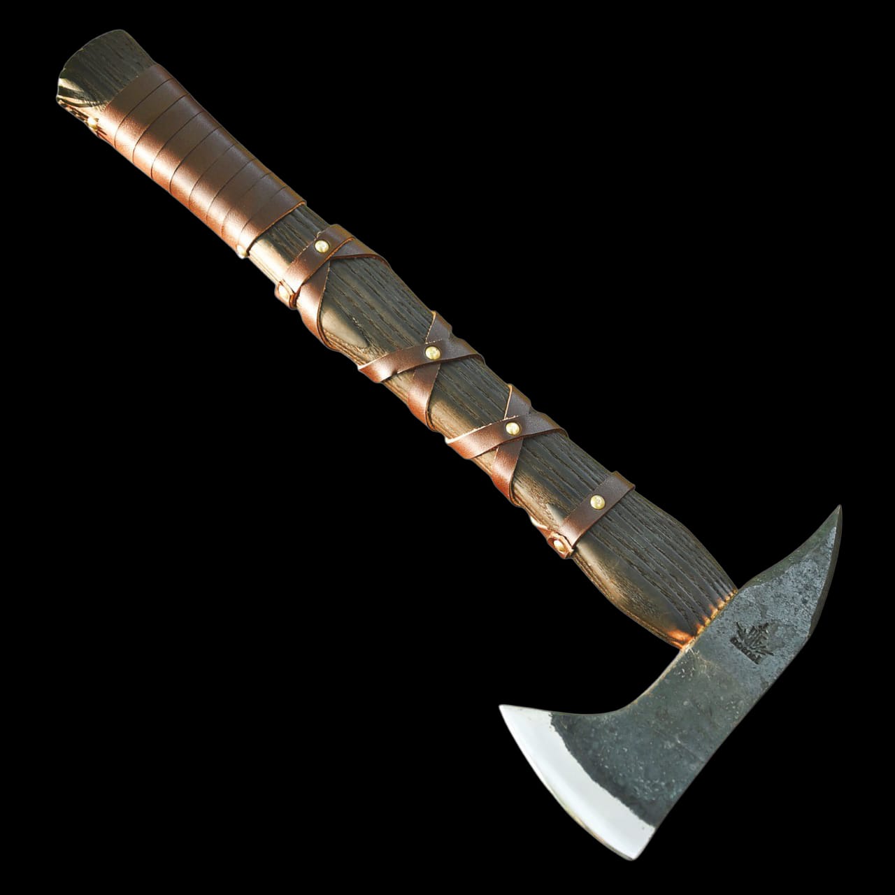 Hand-Forged Tomahawk Axe with Ash Wood Handle