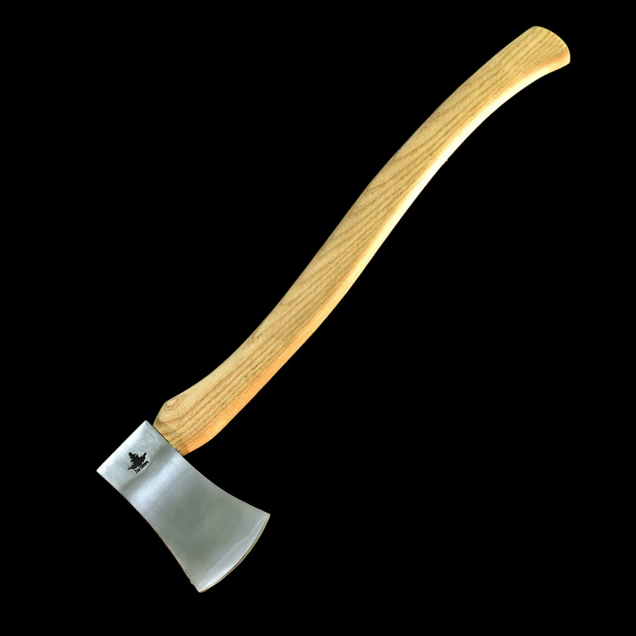 JS Felling Axe 28″, Handmade, Forged, Ash Wood Handle