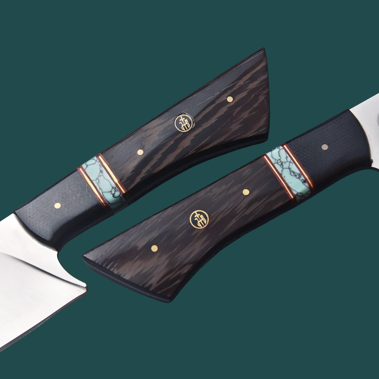 JS 2-Piece Chef Knife Set, Handmade Cooking Knives